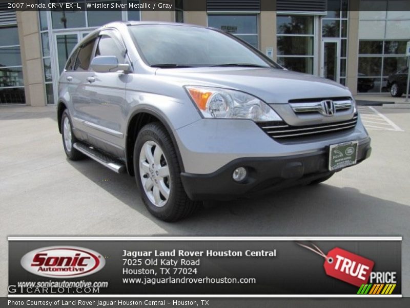 Whistler Silver Metallic / Gray 2007 Honda CR-V EX-L