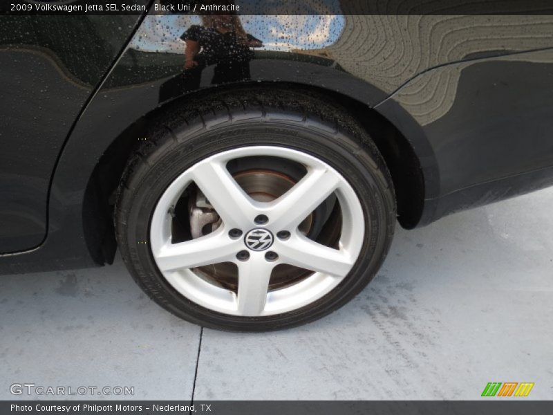 Black Uni / Anthracite 2009 Volkswagen Jetta SEL Sedan