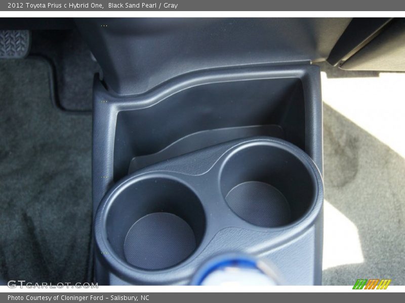 Black Sand Pearl / Gray 2012 Toyota Prius c Hybrid One