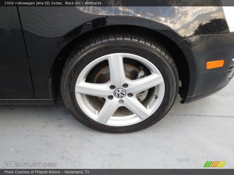 Black Uni / Anthracite 2009 Volkswagen Jetta SEL Sedan