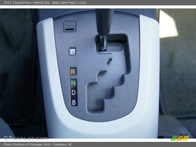 Black Sand Pearl / Gray 2012 Toyota Prius c Hybrid One