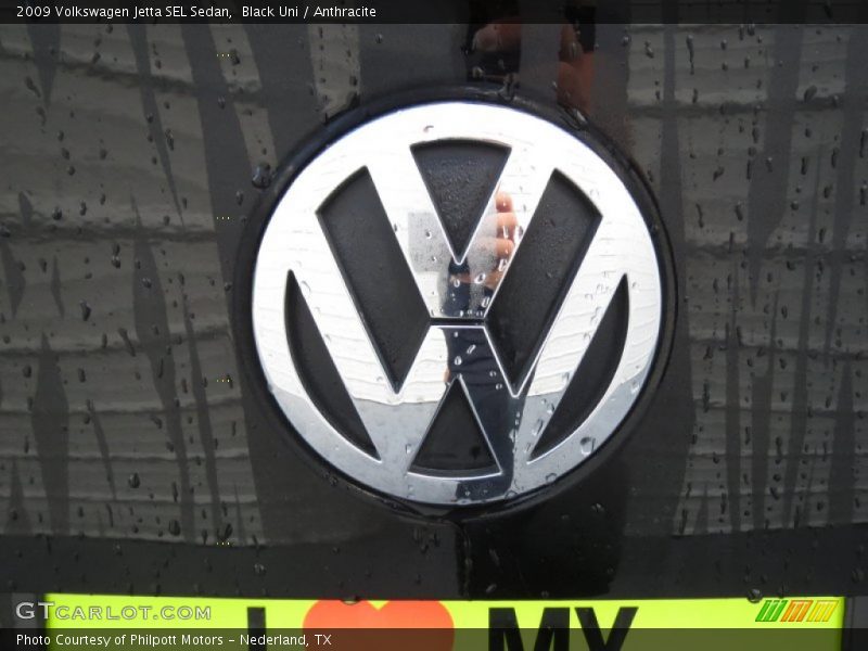 Black Uni / Anthracite 2009 Volkswagen Jetta SEL Sedan