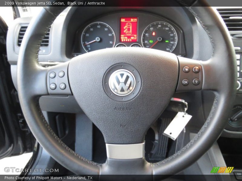 Black Uni / Anthracite 2009 Volkswagen Jetta SEL Sedan
