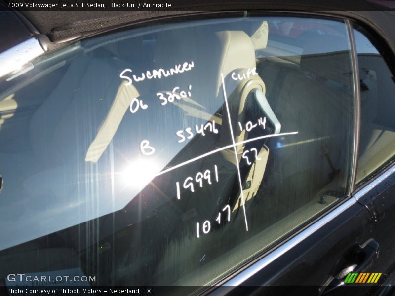 Black Uni / Anthracite 2009 Volkswagen Jetta SEL Sedan