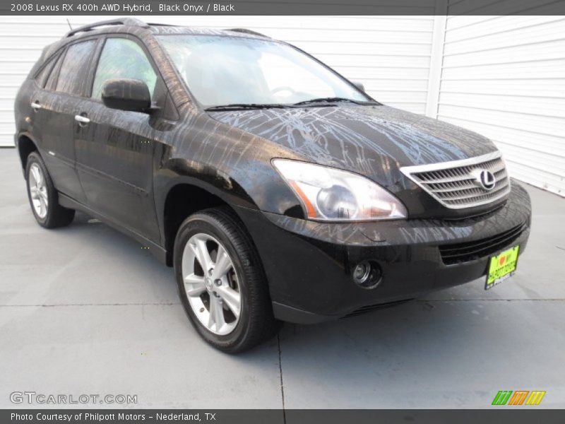 Black Onyx / Black 2008 Lexus RX 400h AWD Hybrid