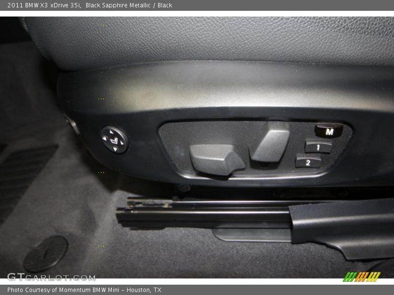 Black Sapphire Metallic / Black 2011 BMW X3 xDrive 35i