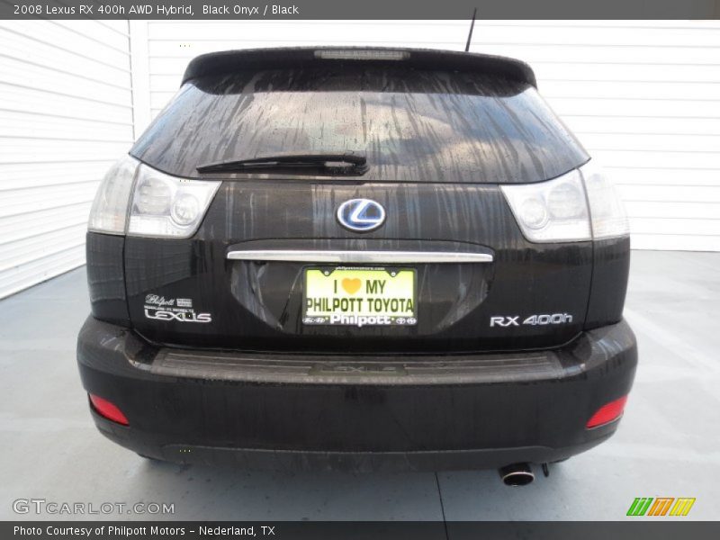 Black Onyx / Black 2008 Lexus RX 400h AWD Hybrid