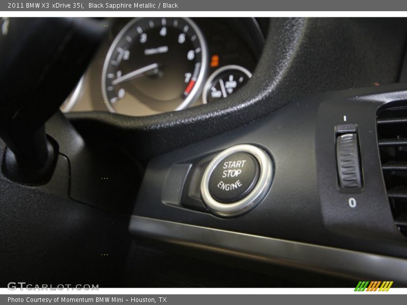 Black Sapphire Metallic / Black 2011 BMW X3 xDrive 35i