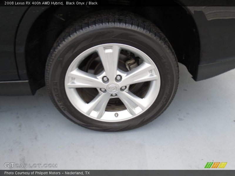 Black Onyx / Black 2008 Lexus RX 400h AWD Hybrid