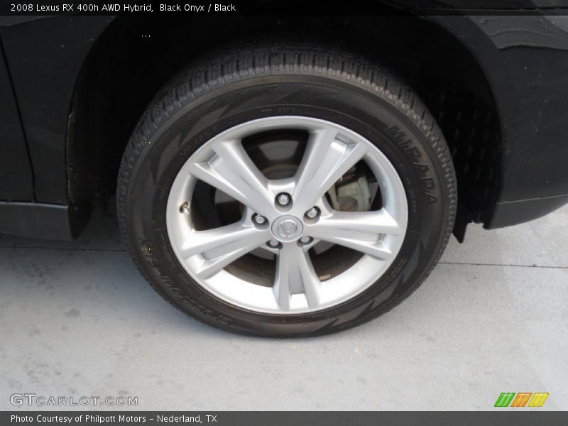 Black Onyx / Black 2008 Lexus RX 400h AWD Hybrid