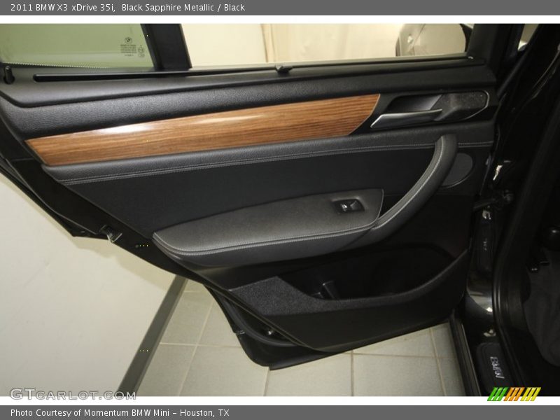 Black Sapphire Metallic / Black 2011 BMW X3 xDrive 35i