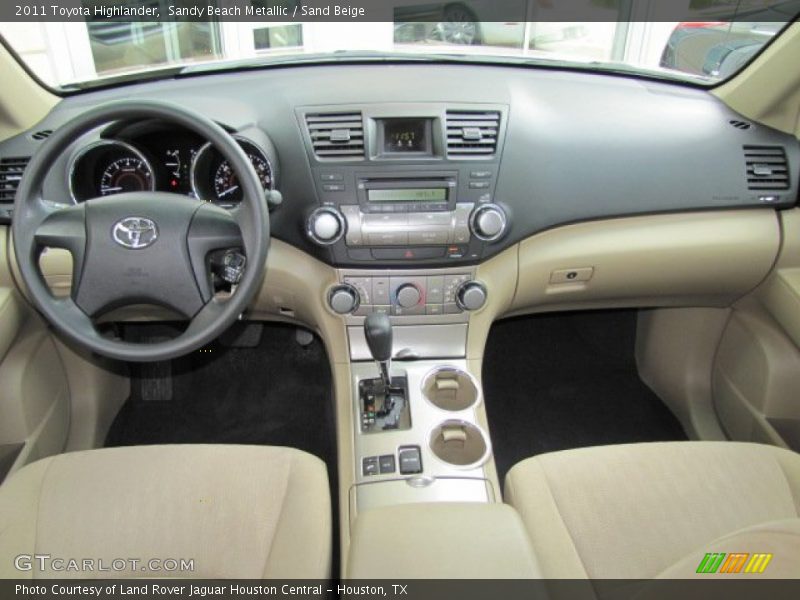 Sandy Beach Metallic / Sand Beige 2011 Toyota Highlander