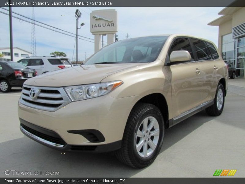 Sandy Beach Metallic / Sand Beige 2011 Toyota Highlander