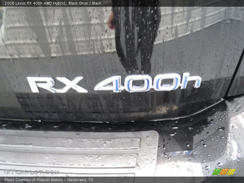 Black Onyx / Black 2008 Lexus RX 400h AWD Hybrid