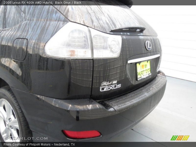 Black Onyx / Black 2008 Lexus RX 400h AWD Hybrid