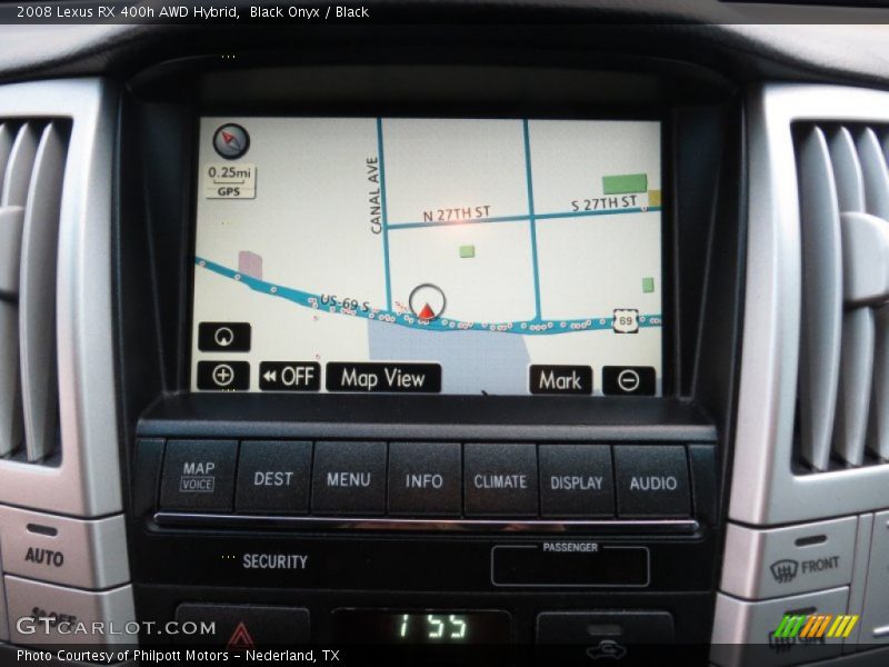 Black Onyx / Black 2008 Lexus RX 400h AWD Hybrid