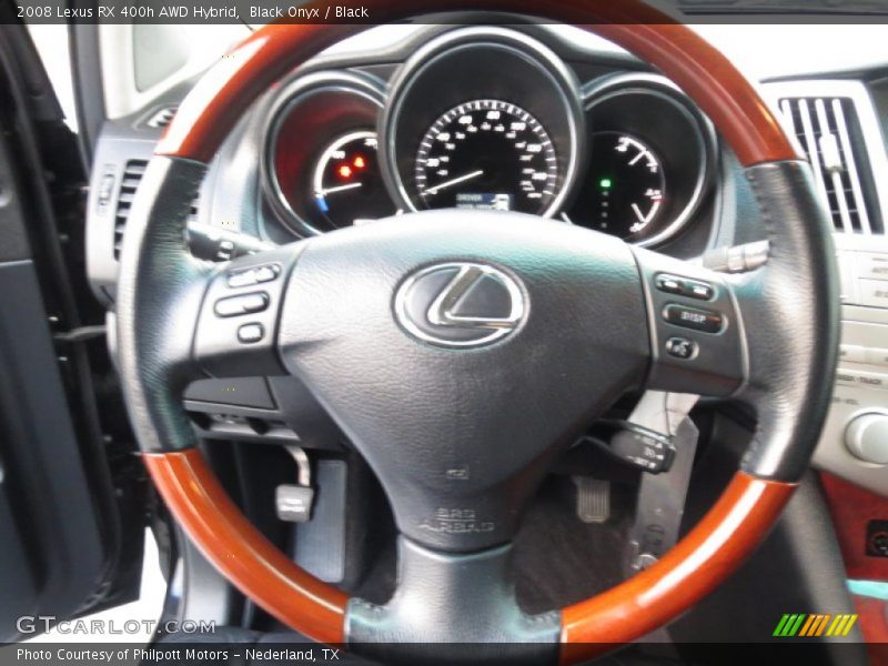 Black Onyx / Black 2008 Lexus RX 400h AWD Hybrid