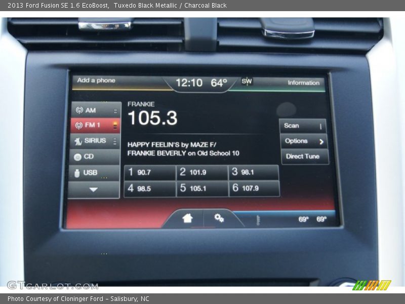 Controls of 2013 Fusion SE 1.6 EcoBoost