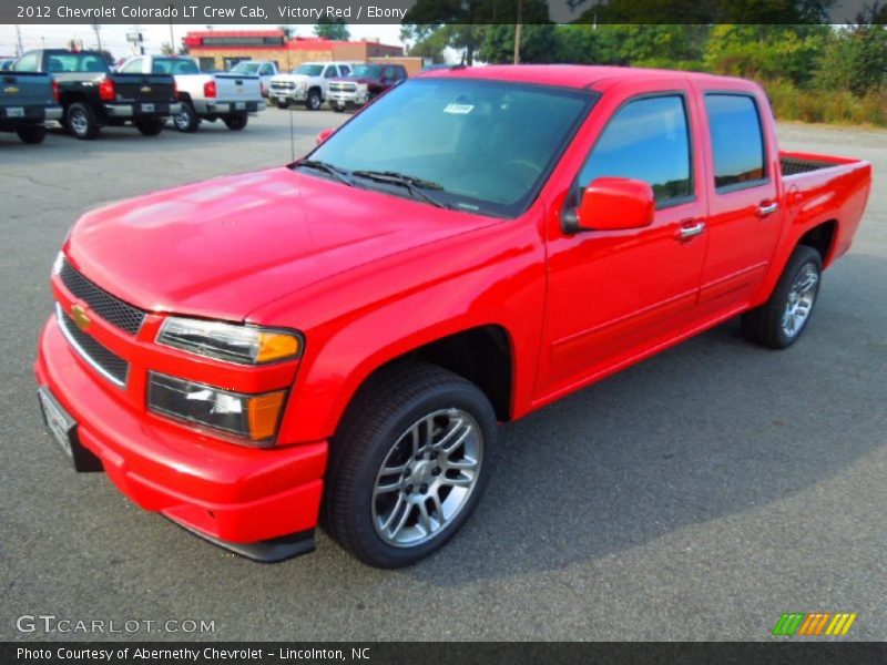 Victory Red / Ebony 2012 Chevrolet Colorado LT Crew Cab