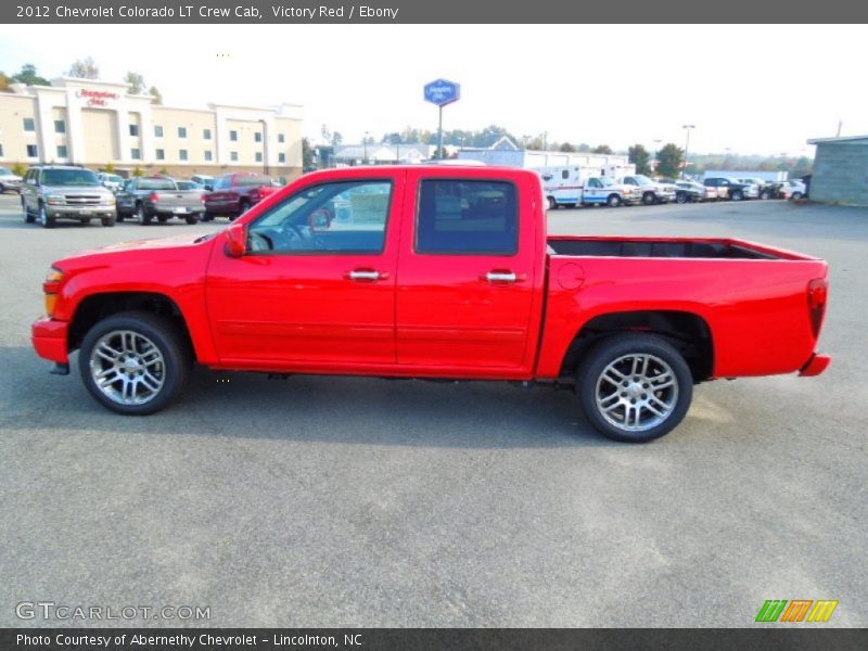Victory Red / Ebony 2012 Chevrolet Colorado LT Crew Cab