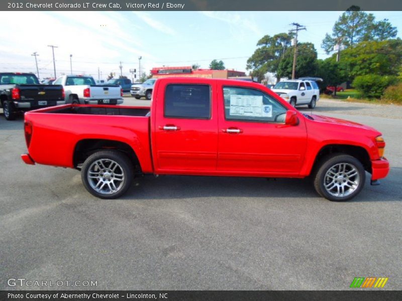 Victory Red / Ebony 2012 Chevrolet Colorado LT Crew Cab
