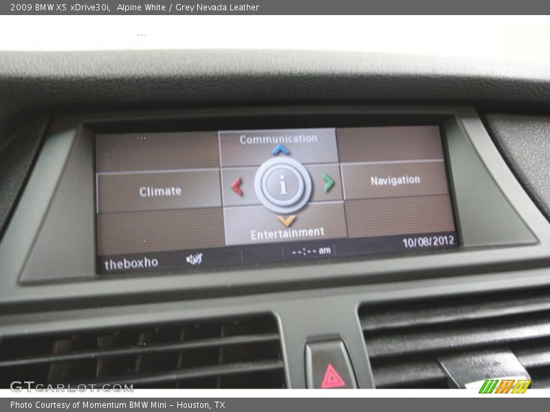 Alpine White / Grey Nevada Leather 2009 BMW X5 xDrive30i