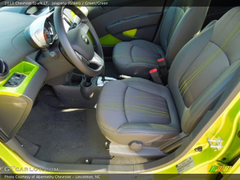 Front Seat of 2013 Spark LT