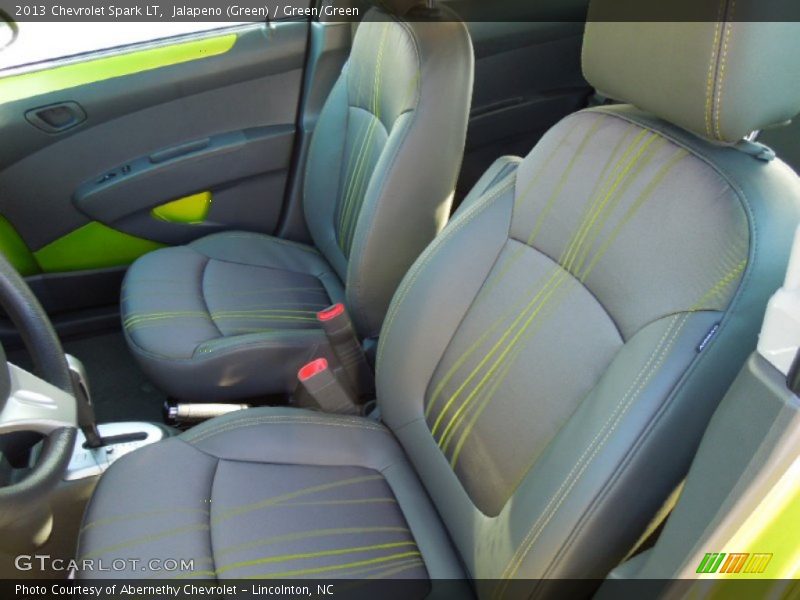 Front Seat of 2013 Spark LT