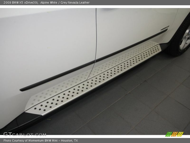 Alpine White / Grey Nevada Leather 2009 BMW X5 xDrive30i