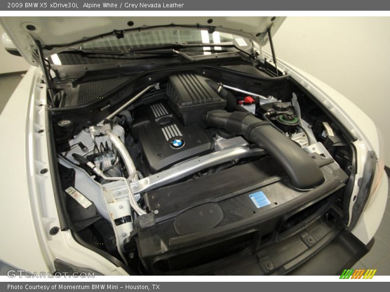 Alpine White / Grey Nevada Leather 2009 BMW X5 xDrive30i