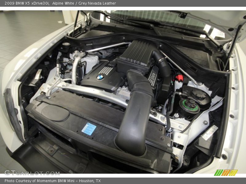 Alpine White / Grey Nevada Leather 2009 BMW X5 xDrive30i