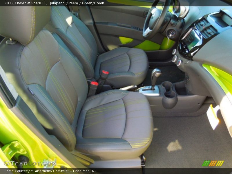 Front Seat of 2013 Spark LT