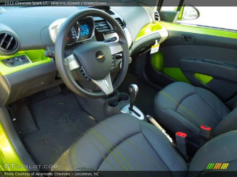 Green/Green Interior - 2013 Spark LT 