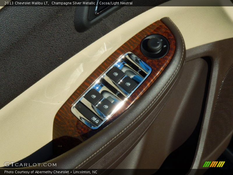 Champagne Silver Metallic / Cocoa/Light Neutral 2013 Chevrolet Malibu LT