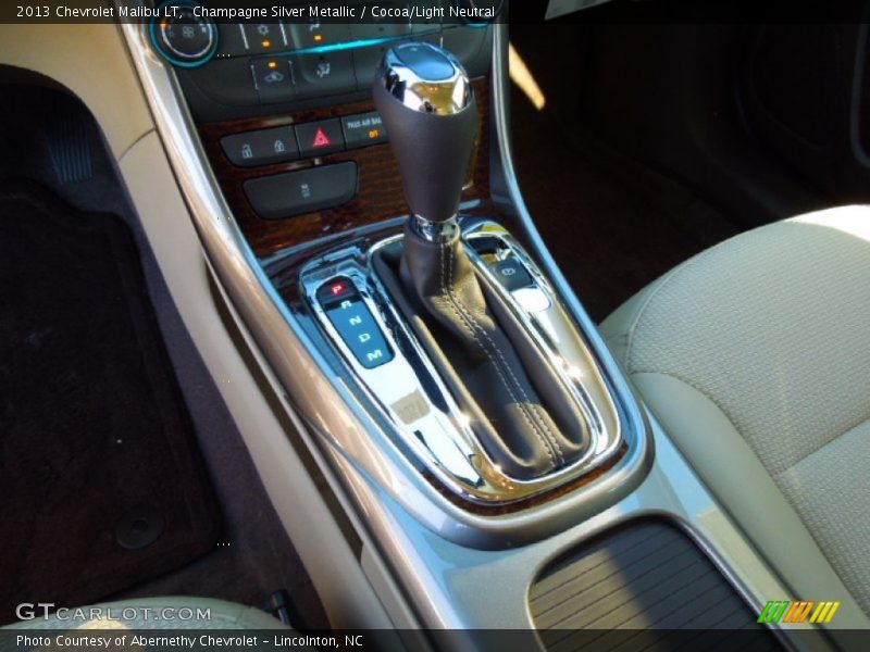 Champagne Silver Metallic / Cocoa/Light Neutral 2013 Chevrolet Malibu LT