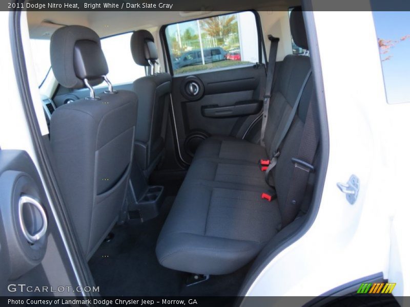 Bright White / Dark Slate Gray 2011 Dodge Nitro Heat