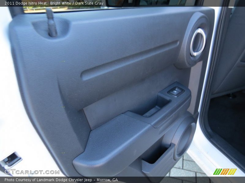 Bright White / Dark Slate Gray 2011 Dodge Nitro Heat