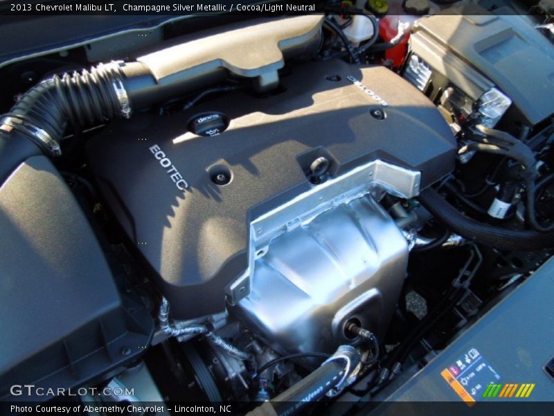 Champagne Silver Metallic / Cocoa/Light Neutral 2013 Chevrolet Malibu LT