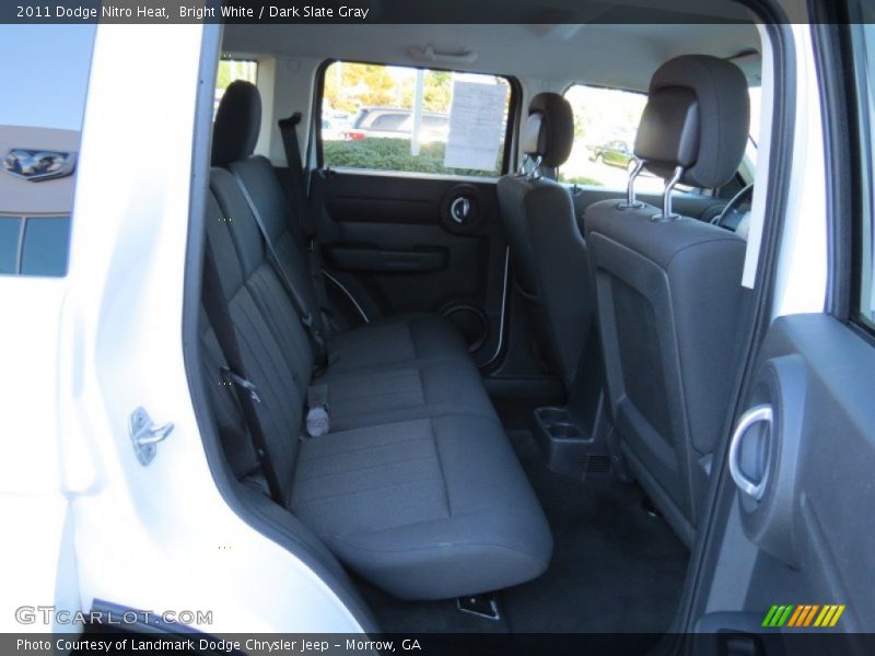 Bright White / Dark Slate Gray 2011 Dodge Nitro Heat