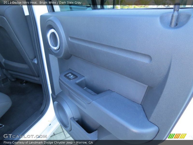 Bright White / Dark Slate Gray 2011 Dodge Nitro Heat