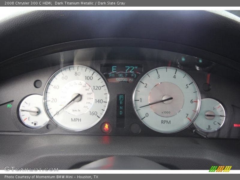 Dark Titanium Metallic / Dark Slate Gray 2008 Chrysler 300 C HEMI