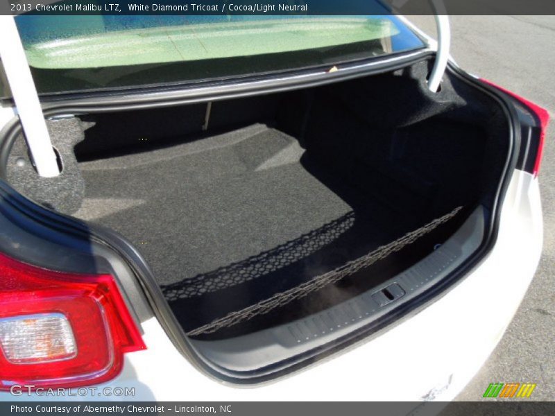 White Diamond Tricoat / Cocoa/Light Neutral 2013 Chevrolet Malibu LTZ