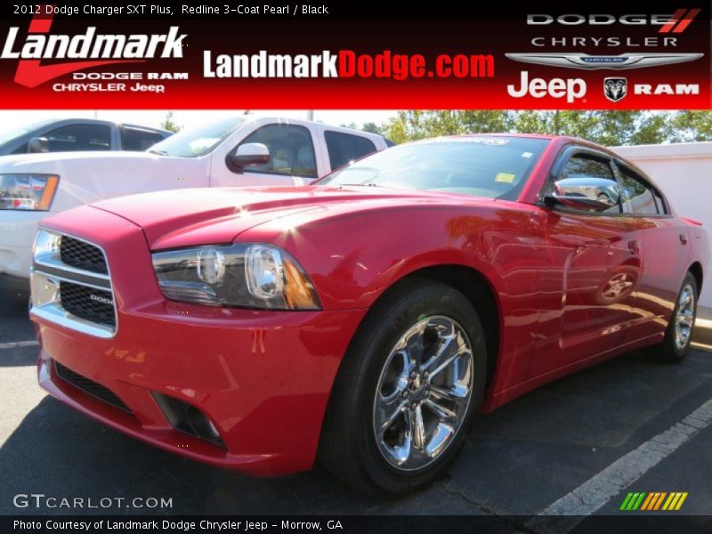 Redline 3-Coat Pearl / Black 2012 Dodge Charger SXT Plus