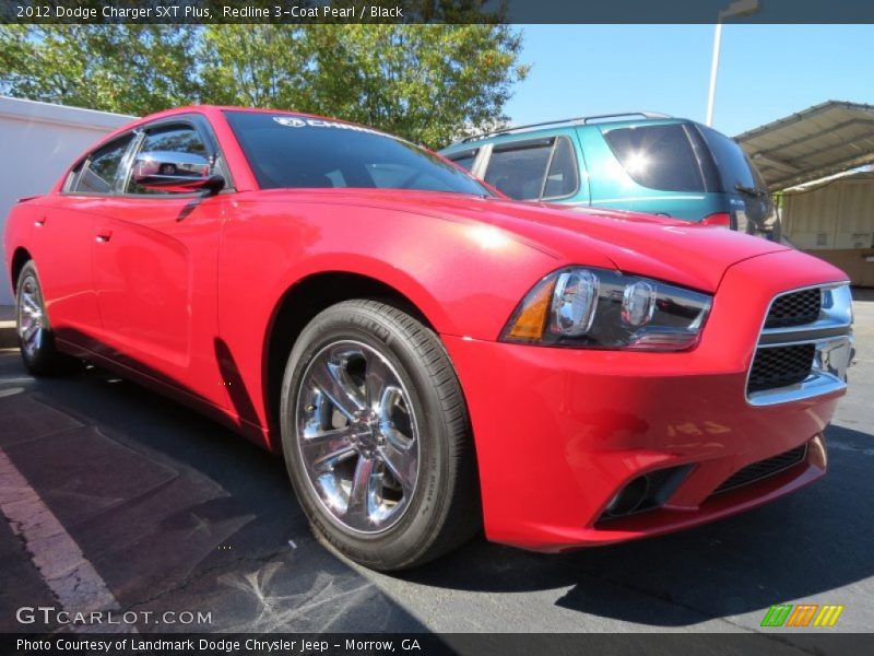 Redline 3-Coat Pearl / Black 2012 Dodge Charger SXT Plus