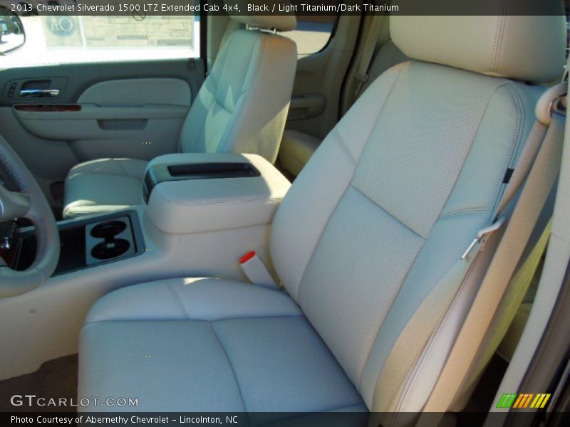 Black / Light Titanium/Dark Titanium 2013 Chevrolet Silverado 1500 LTZ Extended Cab 4x4