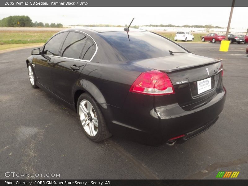 Panther Black / Onyx 2009 Pontiac G8 Sedan