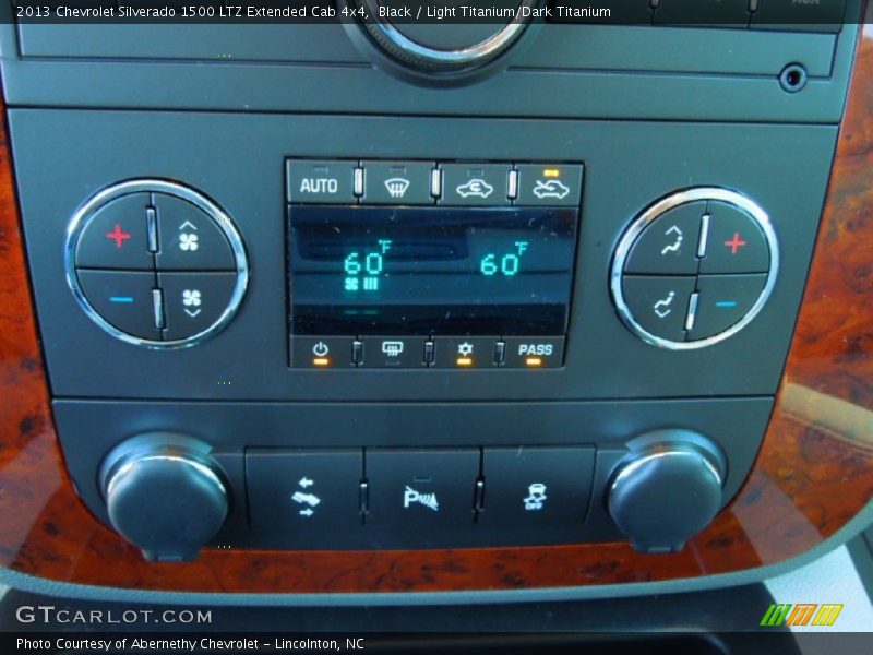 Controls of 2013 Silverado 1500 LTZ Extended Cab 4x4