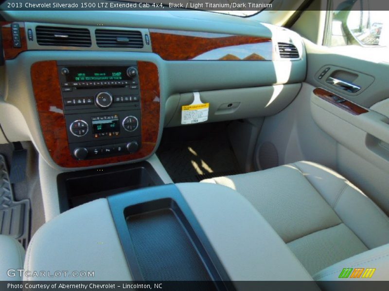 Black / Light Titanium/Dark Titanium 2013 Chevrolet Silverado 1500 LTZ Extended Cab 4x4