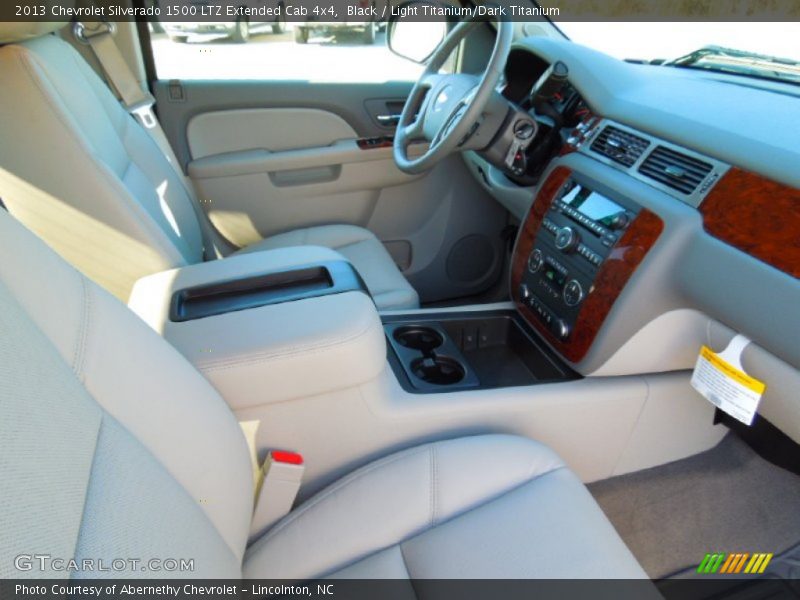 Black / Light Titanium/Dark Titanium 2013 Chevrolet Silverado 1500 LTZ Extended Cab 4x4