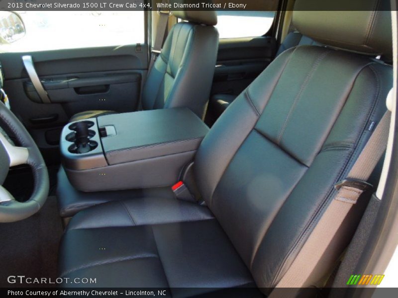 White Diamond Tricoat / Ebony 2013 Chevrolet Silverado 1500 LT Crew Cab 4x4